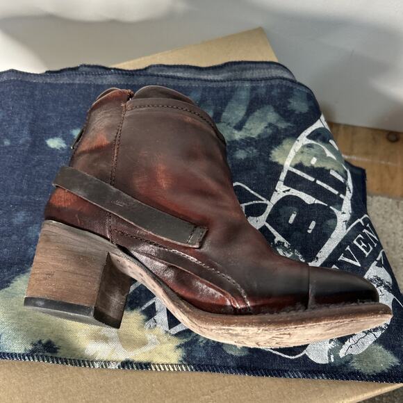 Freebird By Steven FB Circe Rust Size 6 Boots Booties Leather - Picture 8 of 12
